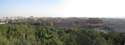 The Northwest quadrant of the Fobidden City as seen from Jingshan Park