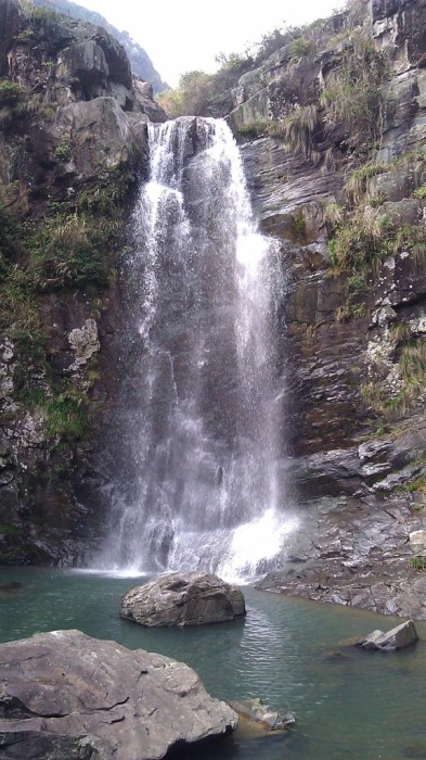 Waterfall in Tengjiao County, near Wenzhou, March 2011